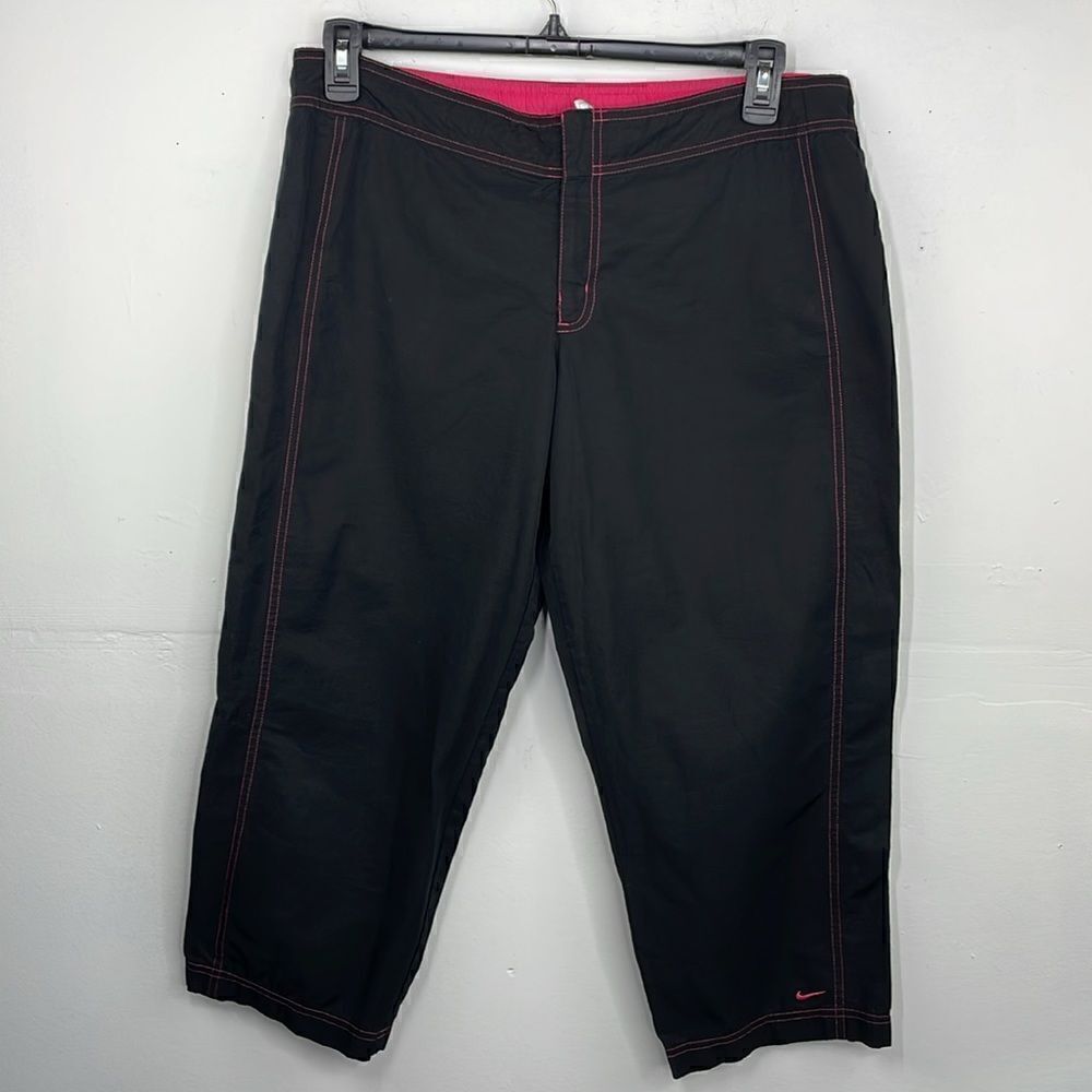 Nike Capri Black and Pink Women’s Pants activewear size Large